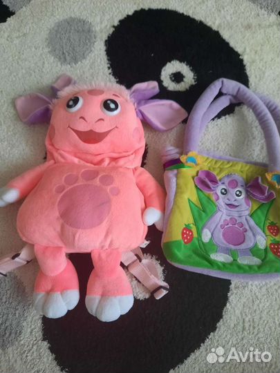 Лунтик рюкзак- игрушка