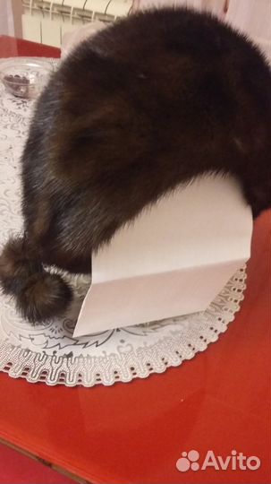 Шапка-берет норковая женская