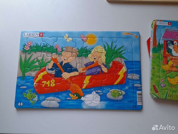 Пазлы деревянные