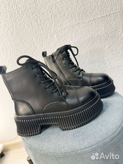 Ботинки весна натуральная кожа новые