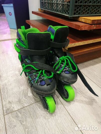 Роликовые коньки детские с защитой