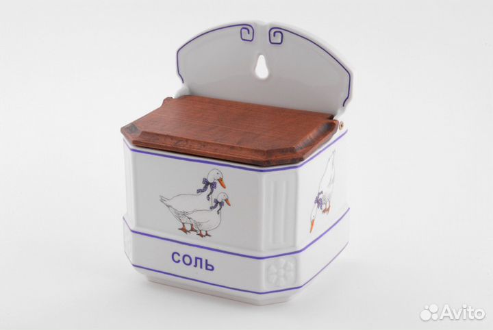 Шкатулка фарфоровая на кухню, Чехия новая