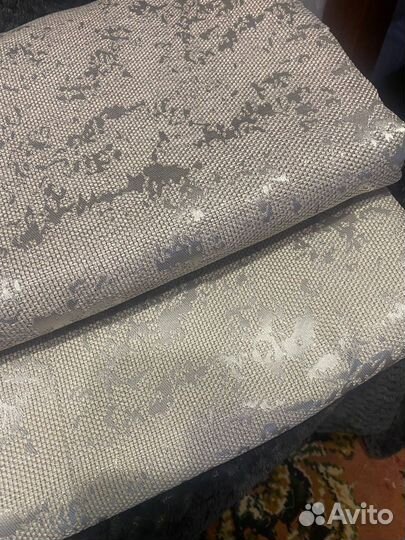 Ткань портьерная Рогожка 