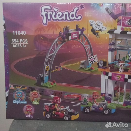 Lego Friends Большая гонка конструктор аналог