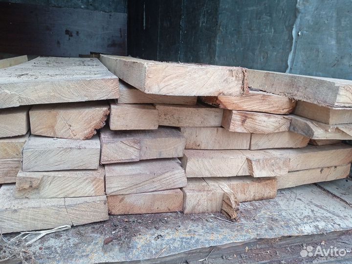 Доска дуб обрезная