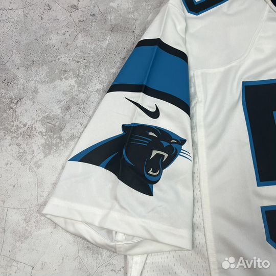 Новая Футболка Джерси Nike Team Panthers NFL Регби