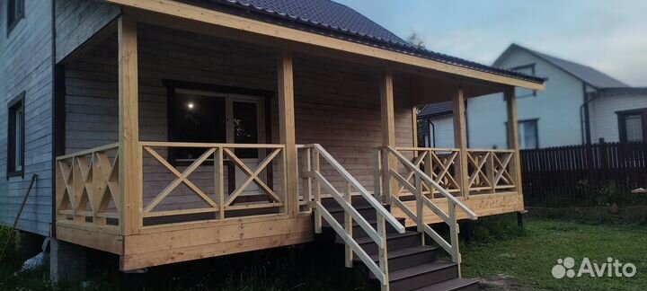 Строительство пристроек к дому, терраса, веранда