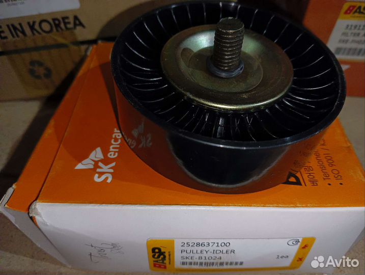 Ролик обводной ремня hyundai coupe \ santa FE