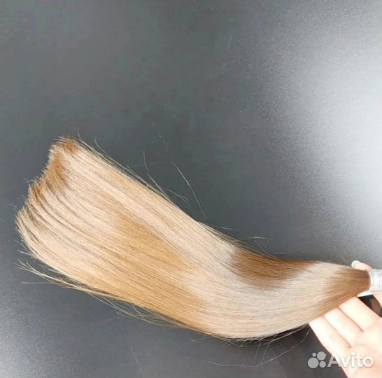 Детские волосы некрашеные, 35см, оплата Долями