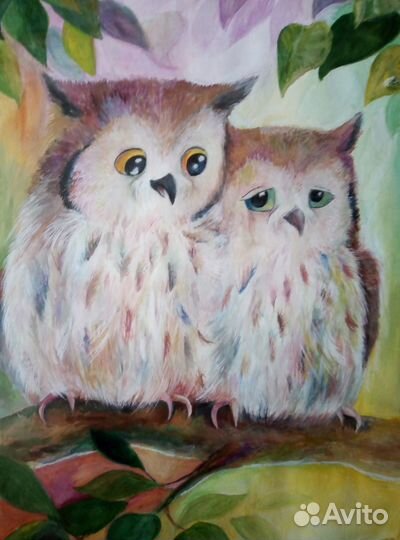 Картина с совами