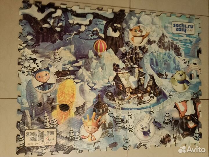 Коврик пазлы детский Сочи