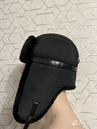 Шапка ушанка мужская