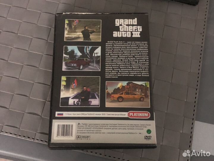 Игра на ps2 ground theftauto 3 часть