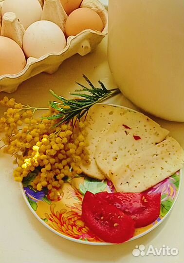 Сыр козий домашний, ряженка, кефир