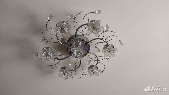 Люстра потолочная бу