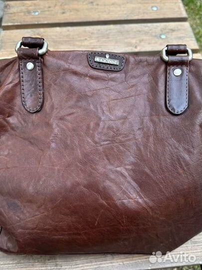 Большая кожаная сумка