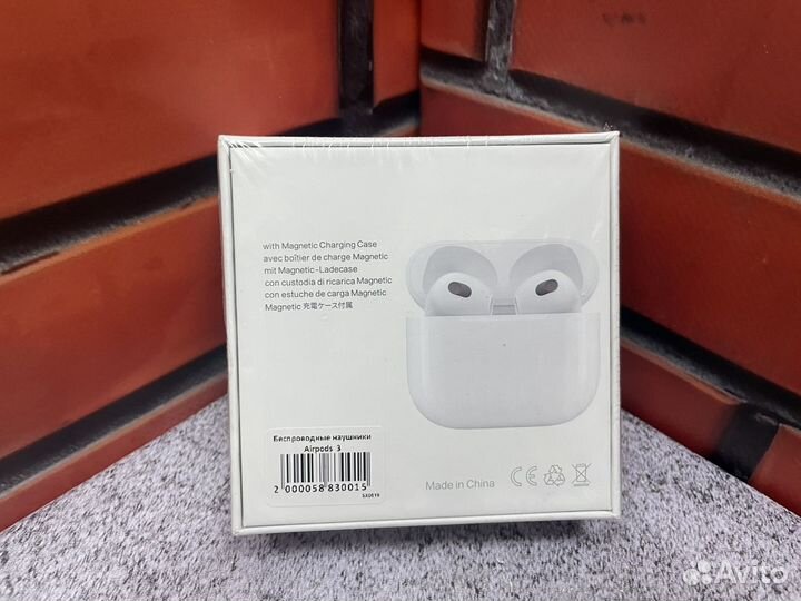 Беспроводные наушники apple airpods(китай)