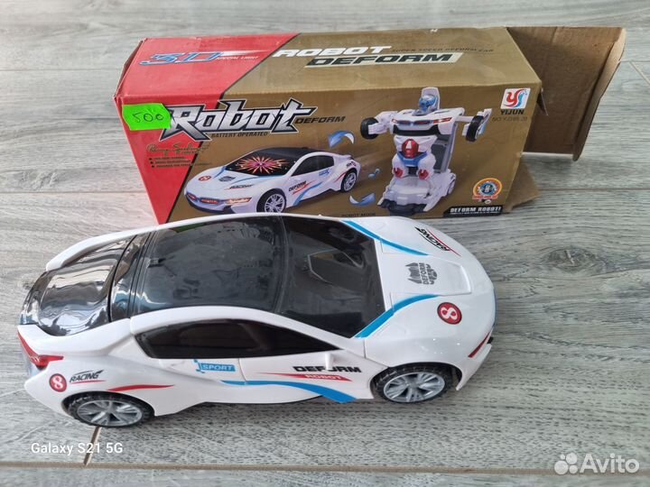 Машина - робот трансформер. Без пульта