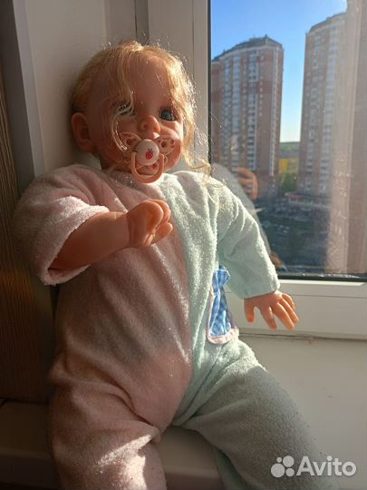 Кукла Реборн мягконабивная 60см