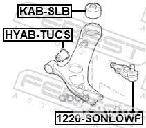 Опора шаровая переднего нижнего рычага 1220sonlowf