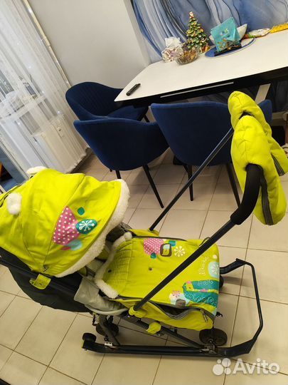 Санки коляска ника kids