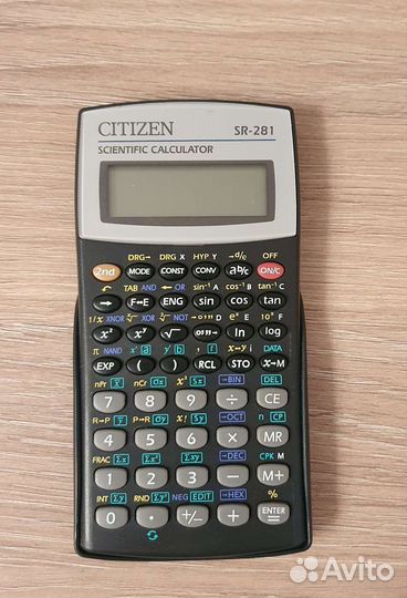Калькулятор citizen sr 281 scientific