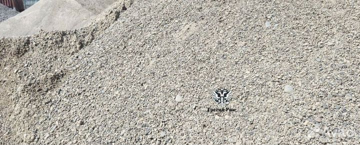 Гравий в мешках, самосвал, доставка