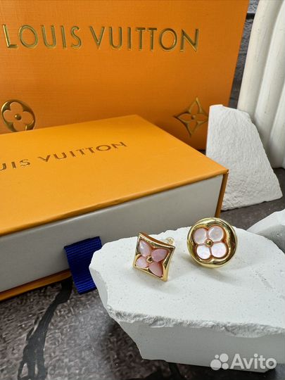 Серьги louis vuitton