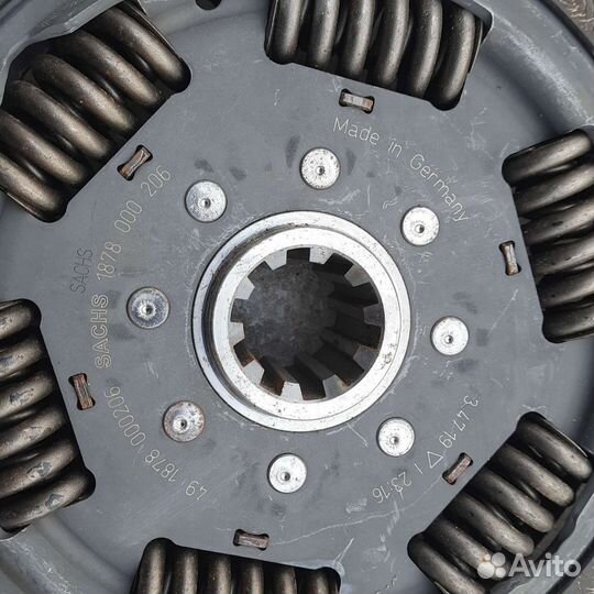 Диск сцепления камаз-евро (кпп-154) MFZ-430 sachs