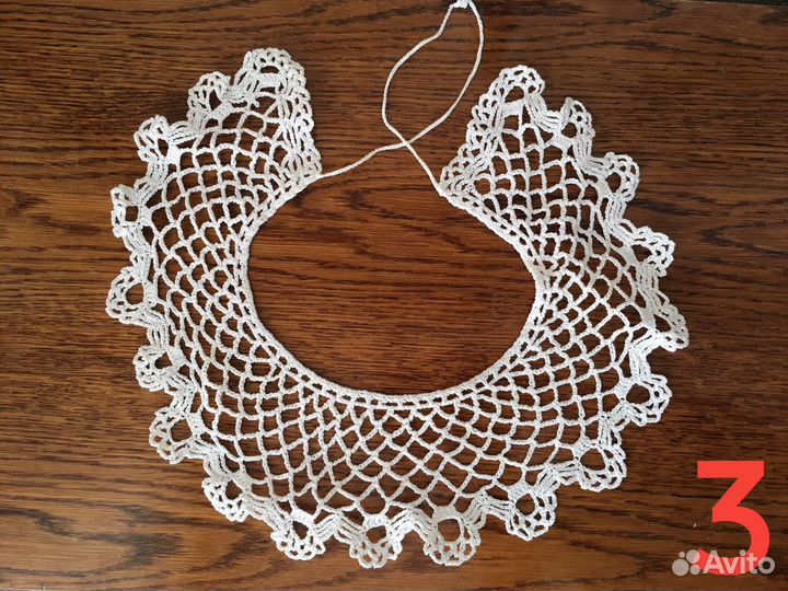Воротничок ажурный ручная работа