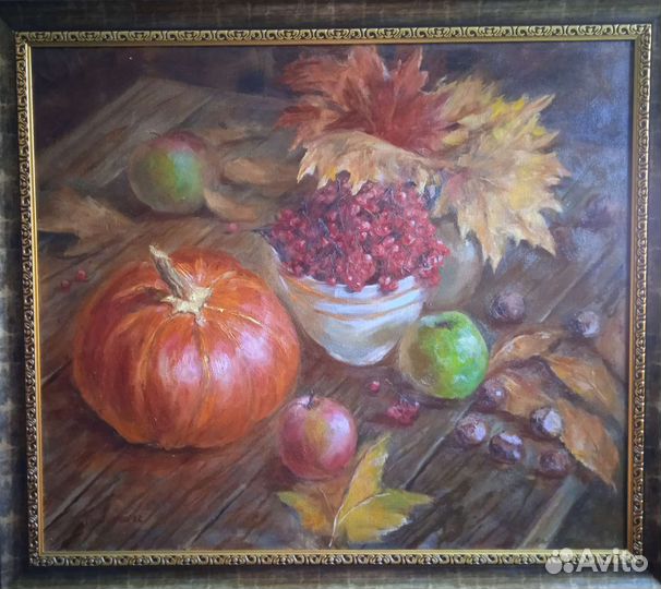 Картина маслом на холсте натюрморт