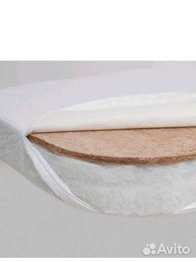 Матрас детский в кроватку со съемным чехлом