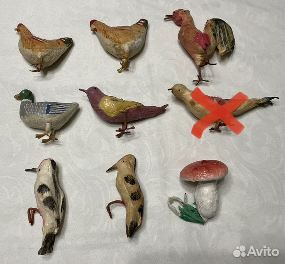 Елочная игрушка СССР папье-маше