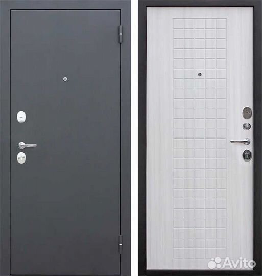 Дверь входная Garda Муар 8 мм Белый ясень