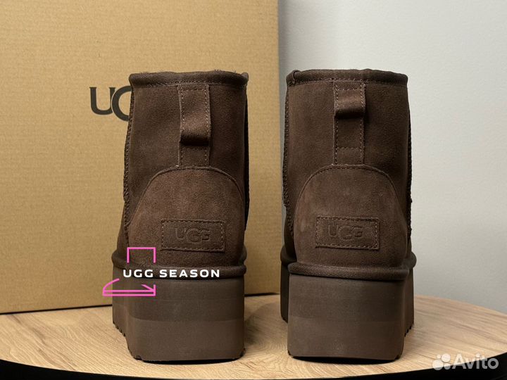 Угги Ugg Classic Mini Platform Chocolate