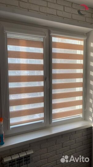 Рулонные шторы день ночь