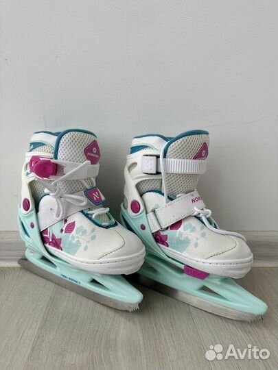 Коньки раздвижные детские nordway 26-31