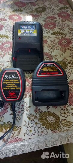 Зарядные устройства на 9.6 v,6.0v 3шт