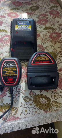 Зарядные устройства на 9.6 v,6.0v 3шт