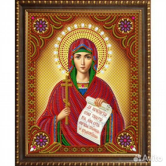 Алмазная мозаика 27x33 Икона Святая Наталия
