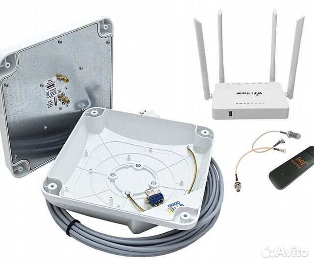 Интернет WiFi в загородный дом. Антенна с Боксом