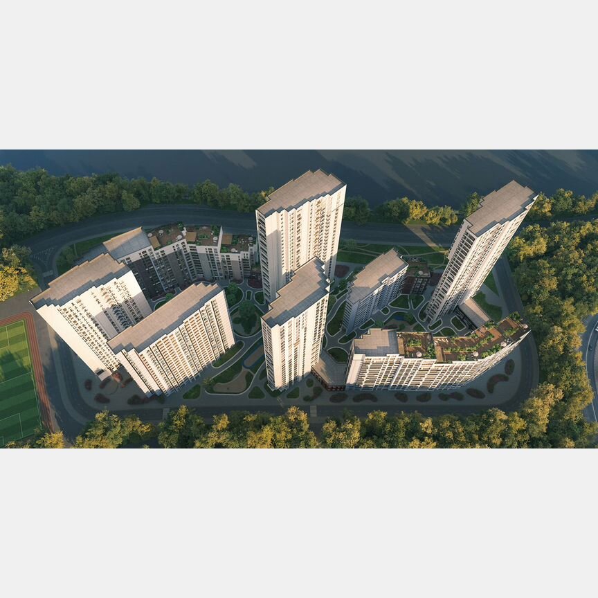 1-к. квартира, 46,5 м², 3/27 эт.