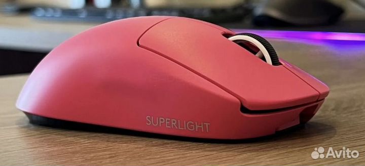 Игровая мышь logitech g pro superlight v2 pink