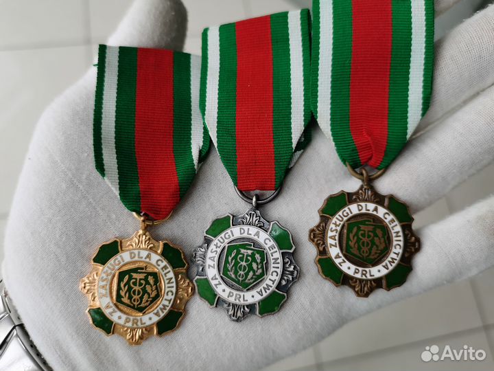 Медаль За заслуги на таможне 1-2-3 степени Польша