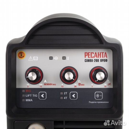 Сварочный полуавтомат Ресанта саипа-200 проф (MIG