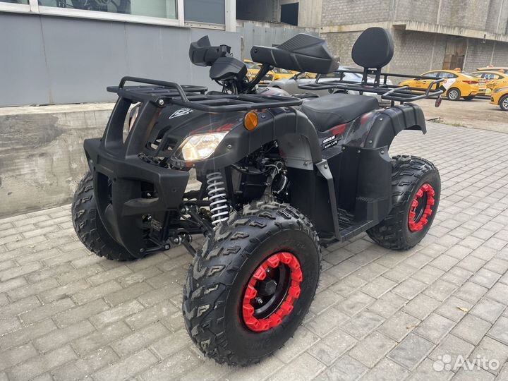 Квадроцикл Motax Grizlik 200 Lux черно красный