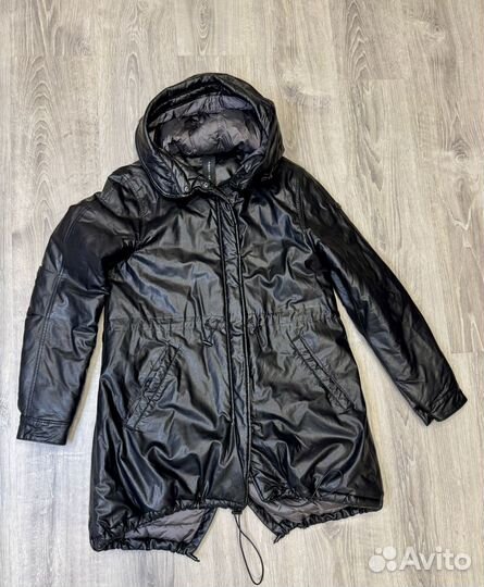 Курта пальто черная