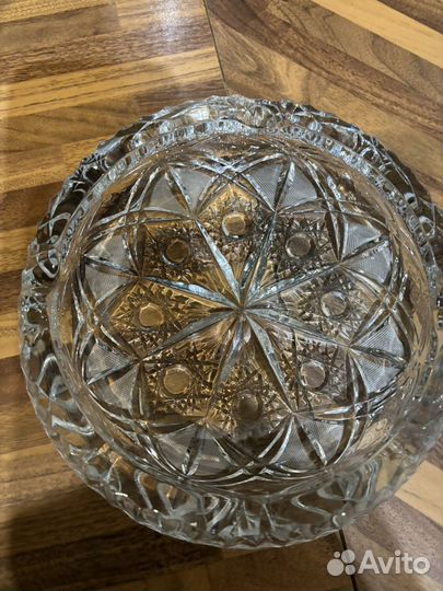 Хрустальная пепельница