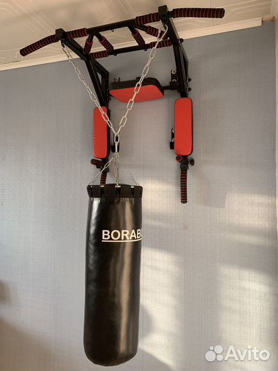 Турник настенный, груша, вертикальная тяга