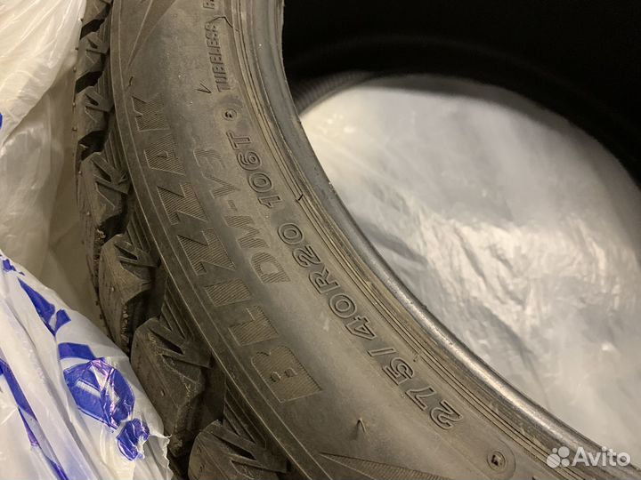 Bridgestone Blizzak DM-V3 315/35 R20 и 275/40 R20